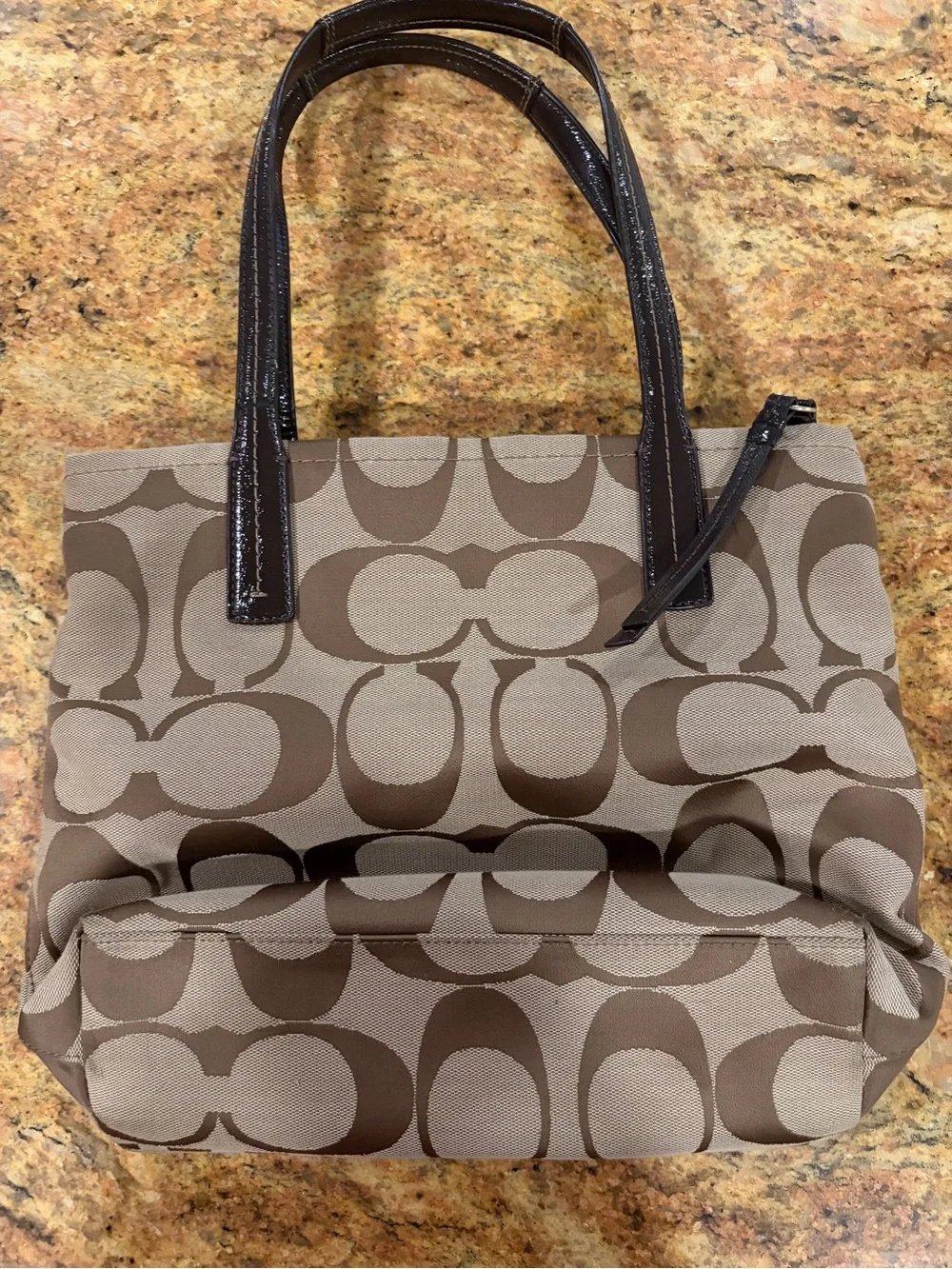 Y2K Coach Purses Bundle  -Brown Multi Tote Coach Bag -Coach Kyra Black Grey Tote
